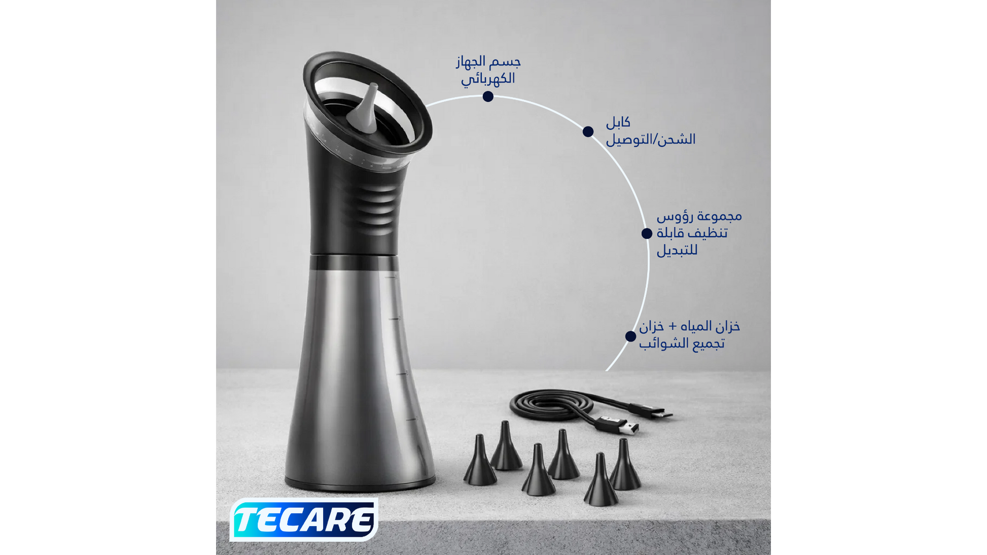 جهاز Tecare الذكي لغسل الأذن