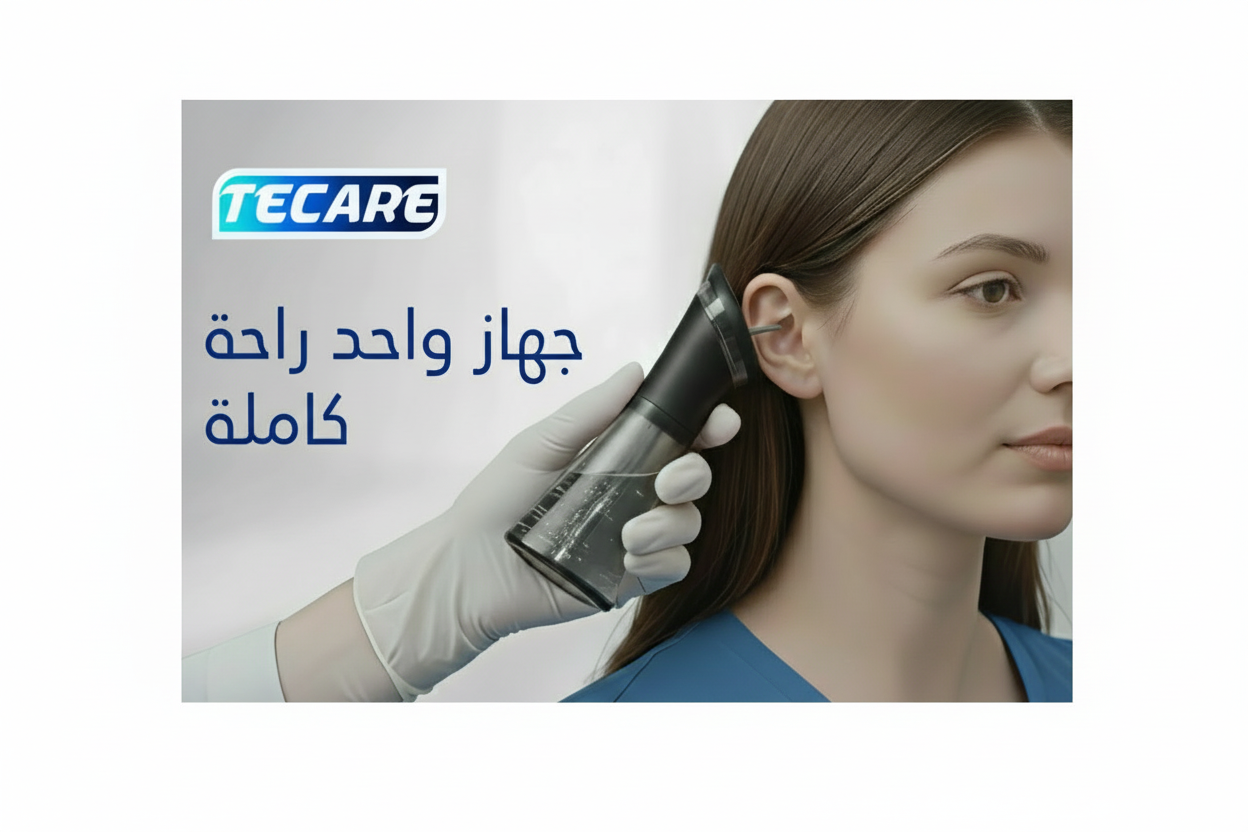 جهاز Tecare الذكي لغسل الأذن